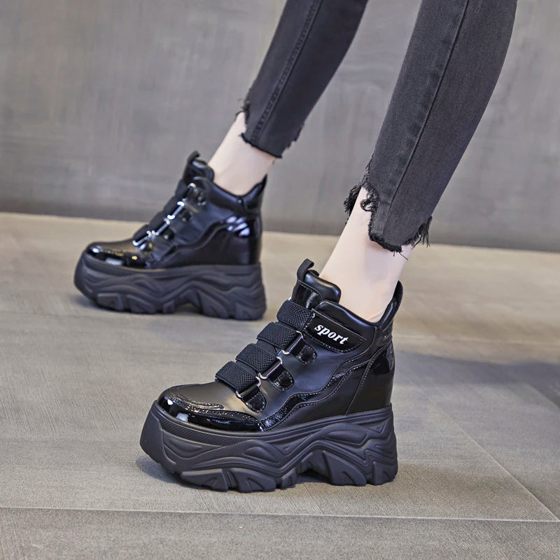 black platform sneakers 90s 6
