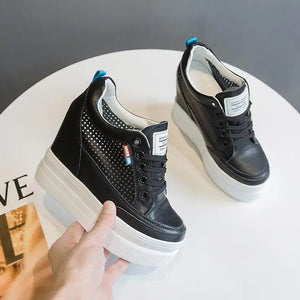 Black Platform Sneakers Cheap