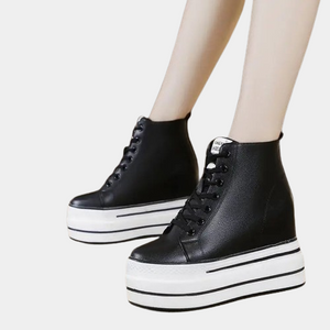 Black Platform Sneakers Chunky