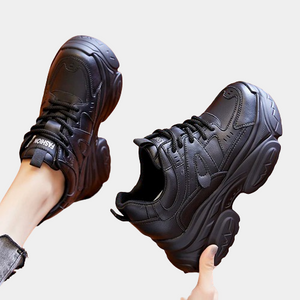 Black Platform Sneakers Fashion