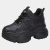 Zapatillas de plataforma negras de moda