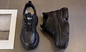 Black Platform Sneakers Fashion