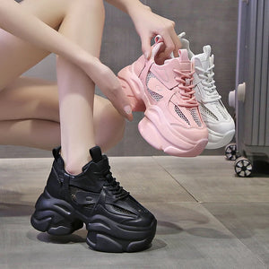 Black Platform Sneakers For Women