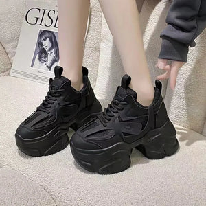 Black Platform Sneakers For Women