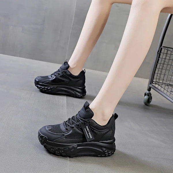 Black Platform Sneakers Goth
