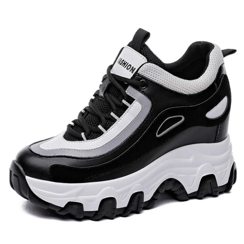 Black Platform Sneakers High Quality | CYBER TECHWEAR®