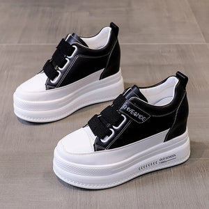 Black Platform Sneakers High Tops