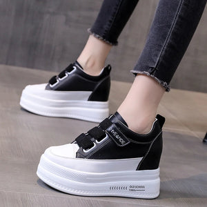 Black Platform Sneakers High Tops