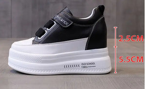 Black Platform Sneakers High Tops