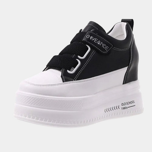 Black Platform Sneakers High Tops