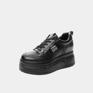 Black Platform Sneakers New Chunky