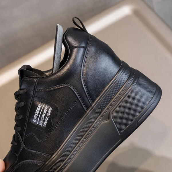 Black Platform Sneakers New Chunky