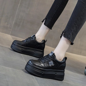 Black Platform Sneakers New Chunky