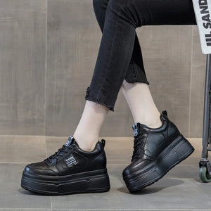 Black Platform Sneakers New Chunky