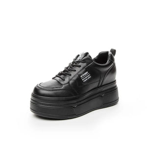 Black Platform Sneakers New Chunky