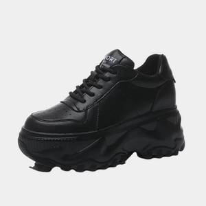 Black Platform Sneakers New