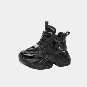 Black Platform Sneakers Techwear