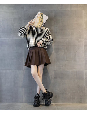 Black Platform Sneakers Techwear