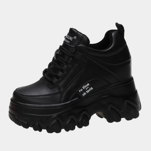 Black Platform Sneakers Trainers