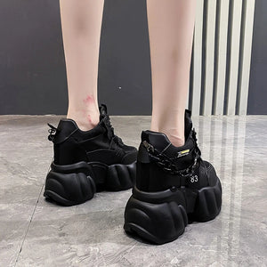 Black Platform Sneakers Women