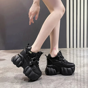 Black Platform Sneakers Women