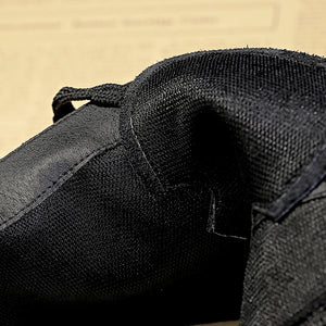 Black Platform Zipper Sneakers