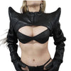 Black Pleather Jacket Women's