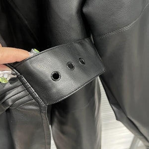 Black Pleather Jackets Women