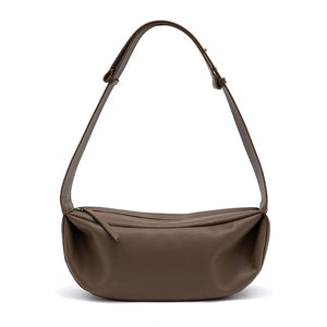 Black PU Leather Crossbody Sling Bag