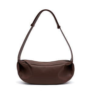 Black PU Leather Crossbody Sling Bag