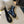 Black PU Leather Lace Up Platform Boots