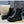 Black PU Leather Lace Up Platform Boots