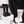 Black PU Leather Lace Up Womens Boots
