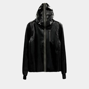Black PU Leather Moto Jacket
