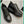 Black PU Leather Platform Sneakers Techwear