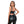 Black PU Leather Sleeveless Crop Top