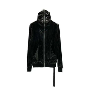 Black PU Leather Vintage Jacket
