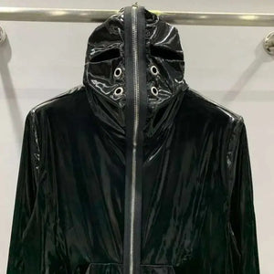 Black PU Leather Vintage Jacket