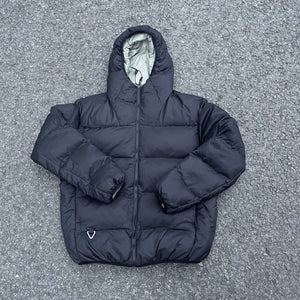 Black Puffer Long Jacket