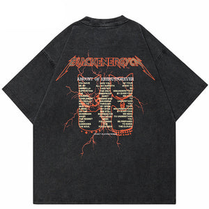 Black Retro Y2K Style Shirt