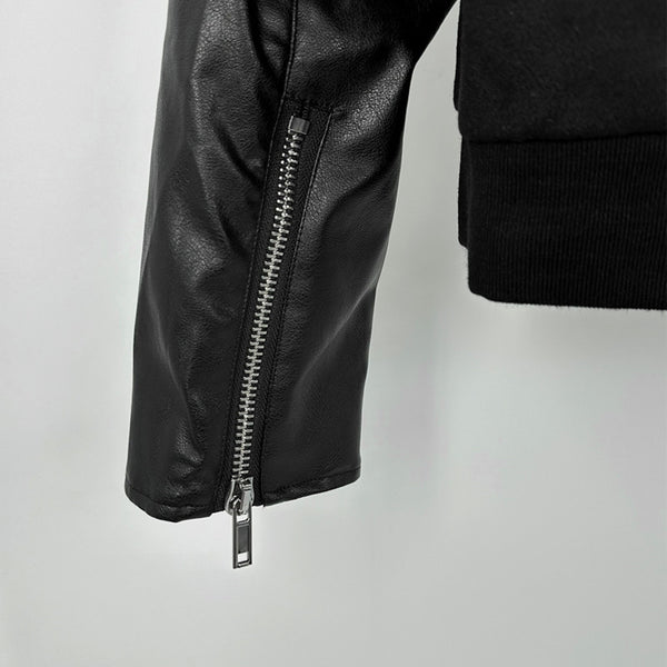 Black Rivet Leather Jacket