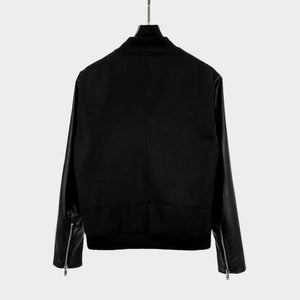 Black Rivet PU Leather Jacket