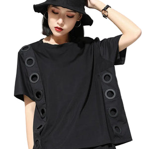 Black Short Sleeve T-shirt Women's