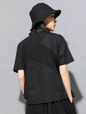 Black Short Sleeve T-shirt Women's