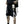 Black Shorts Cargo - product view on white background