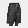 Short cargo noir pour homme