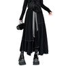 Black Skirt Goth Pleated