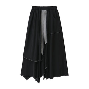 Black Skirt Goth Pleated