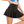 Black Skort High Waist