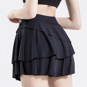 Black Skort Running